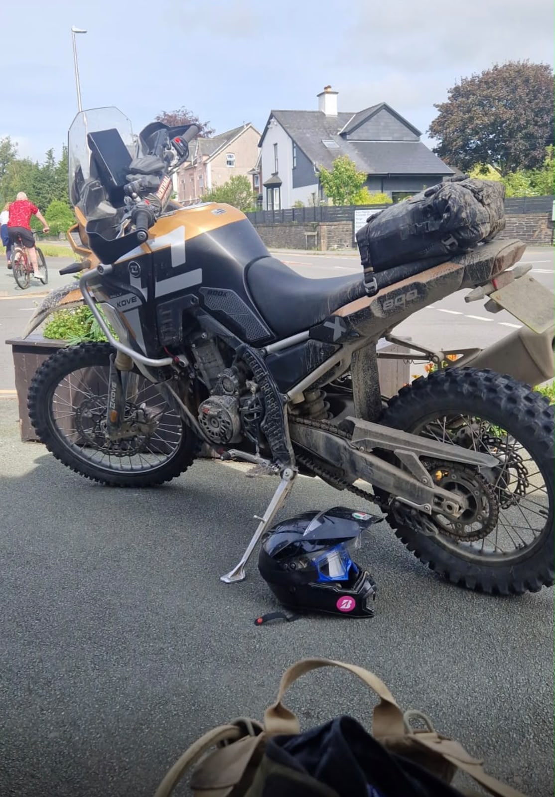 Kove adventure motorbike remap in Wales